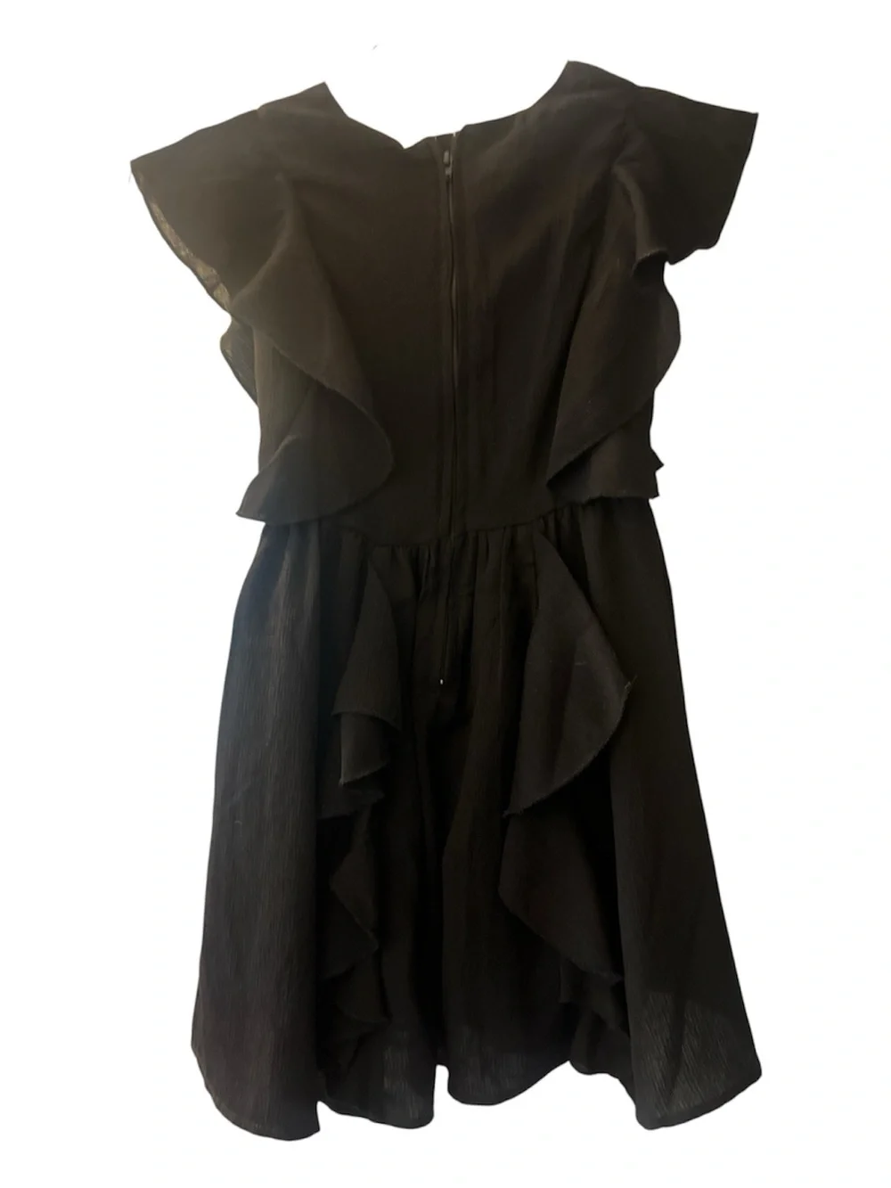 BCBG Girls Black Ruffle Dress size 6x
